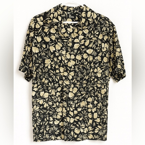 The Kooples Other - The Kooples Paris Black Floral Camp Shirt – Size Medium (Unisex) – NWT